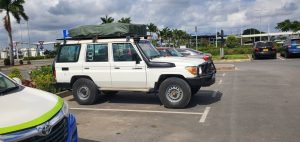 Affordable 4x4 car hire with rooftop tent in Kenya